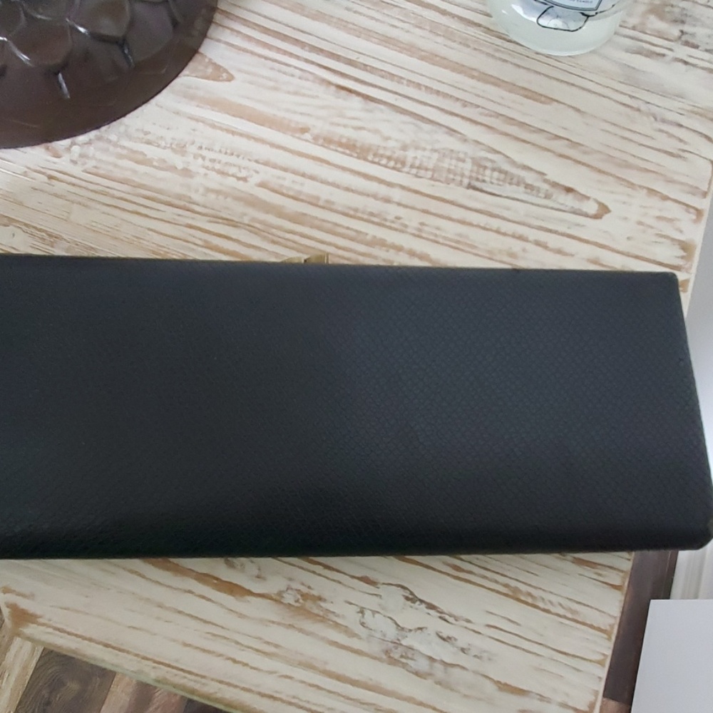 Black clutch purse
